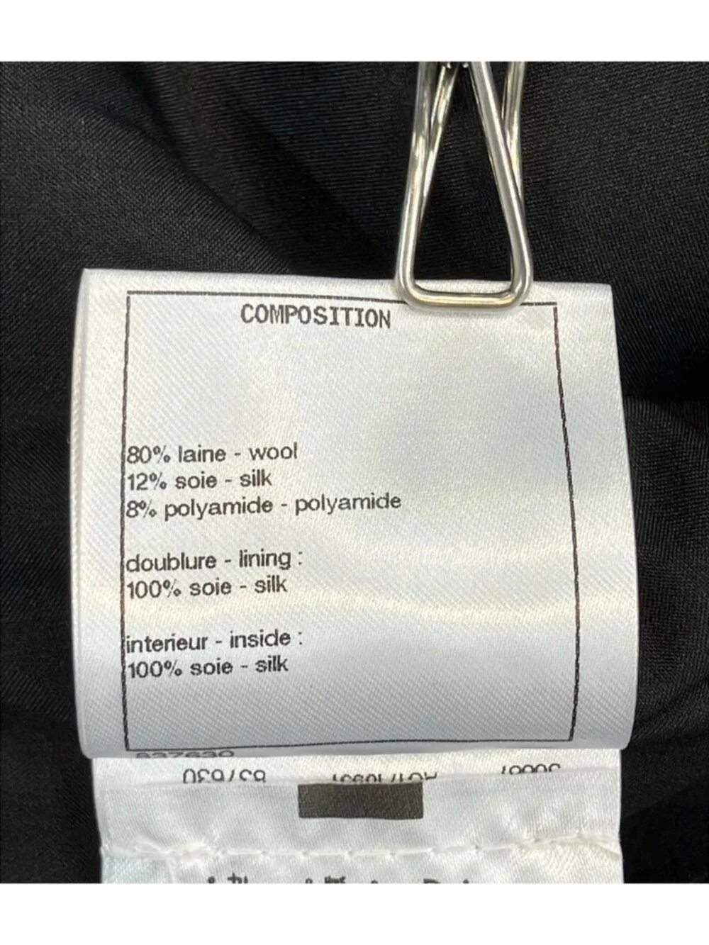 Chanel Skirt 38 Black